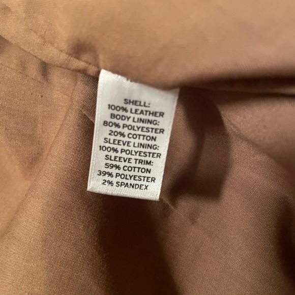 Cognac Trouvé Leather jacket - Picture 5 of 8